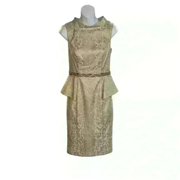 **NEW** Badgley Mischka Formal/cocktail Dress-sz 4- Bridal/Wedding Designer $595 - Picture 1 of 8